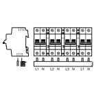 ABB Electrification - Samleskinne, L1,N,H,L2,N,H,L3,N,H.. 48mod, 16mm2