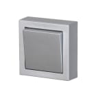 ABB Electrification - Impressivo bryter 7 påvegg mellomvender Aluminium