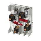 ABB Electrification - ZLS924-3LNAB-R, 3pol, høyre N, signal A-B, 4mod, 160A