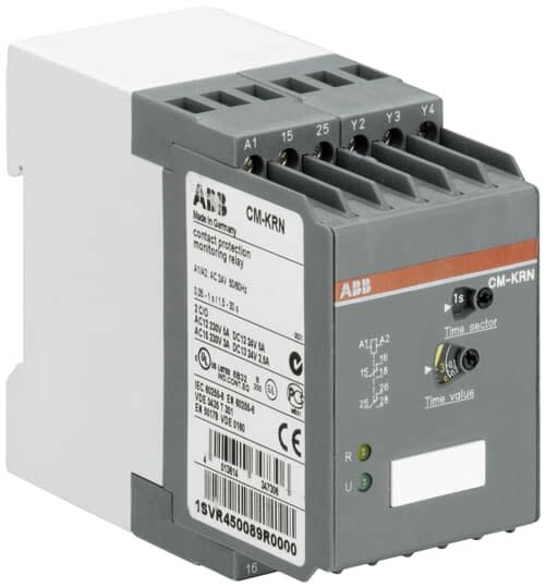 ABB Electrification - Overvåkningsrele CM-KRN, KONT. BESK.