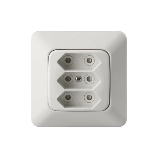 ABB Electrification - JUSSSI EURO STIKKONTAKT 3-VEIS MED RAM