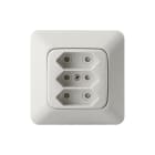 ABB Electrification - JUSSSI EURO STIKKONTAKT 3-VEIS MED RAM