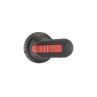 ABB Electrification - Håndtak, OHB65J6T, Pistolhåndtak, Sort, Aksling-diameter 6mm, Håndtaklengde 65mm, TEST-pos.