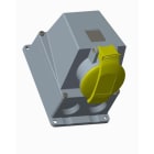 Hauge - IPS EASY&SAFE CUHN 216ERT4 STIKKONTAKT FOR GJENNOMKOBLING IP44