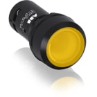 ABB Electrification - Lystrykknapp 1NO Gul 220V Ac/Dc Led