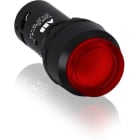 ABB Electrification - Lystrykknapp 1NO Rød 110-130V Ac/Dc Led