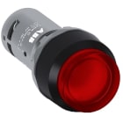 ABB Electrification - Lystrykknapp 1NO Rød 220V Ac/Dc Led