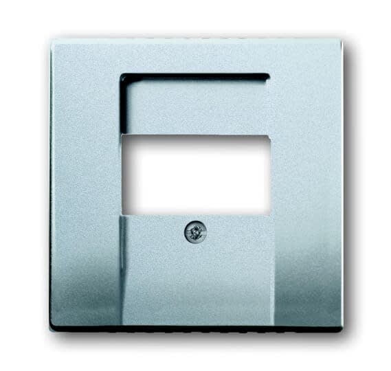 ABB Electrification - Impressivo sentral plate LYD/BILDE/USB Aluminium