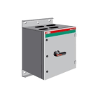 ABB Electrification - OT400DLCC6TZ, 6-p.400V 220kW 400A Stålkapsling IP65 Sort Pistolhåndtak 4NO+2NC