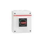 Hauge - Sikkerhetsbryter, OTP16T3M, 3P, 400V, 16A, 7.5kW, Plastkapsling, IP65, Sort vrihåndtak, 1NO