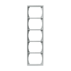 ABB Electrification - Impressivo ramme 5-hull 100MM Aluminium