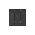 ABB Electrification - Impressivo bryter vippe 1+1+1 Antrasitt