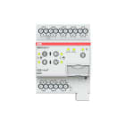 ABB Electrification - SAH/S8.6.7.1, 4 mod, 8 kanals , 6A, 230V, persienne/switch aktuator, manuel operasjon