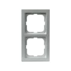 ABB Electrification - Impressivo ramme 2-hull 85MM Aluminium