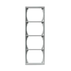 ABB Electrification - Impressivo ramme 4-hull 100MM Aluminium