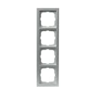 ABB Electrification - Impressivo ramme 4-hull 85MM Aluminium