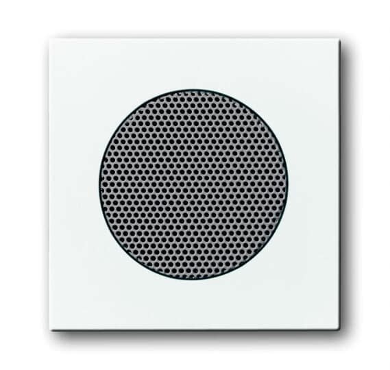 ABB Electrification - Impressivo sentral plate innbygningshøyttalere Hvit
