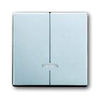 ABB Electrification - Impressivo front dobbel dimmer Aluminium