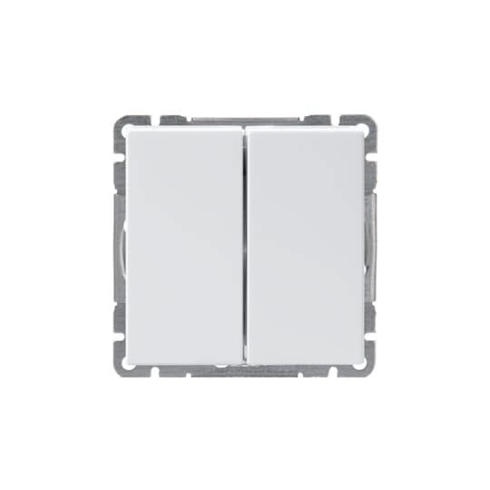ABB Electrification - Impressivo bryter 5 innfelt kronevender Hvit