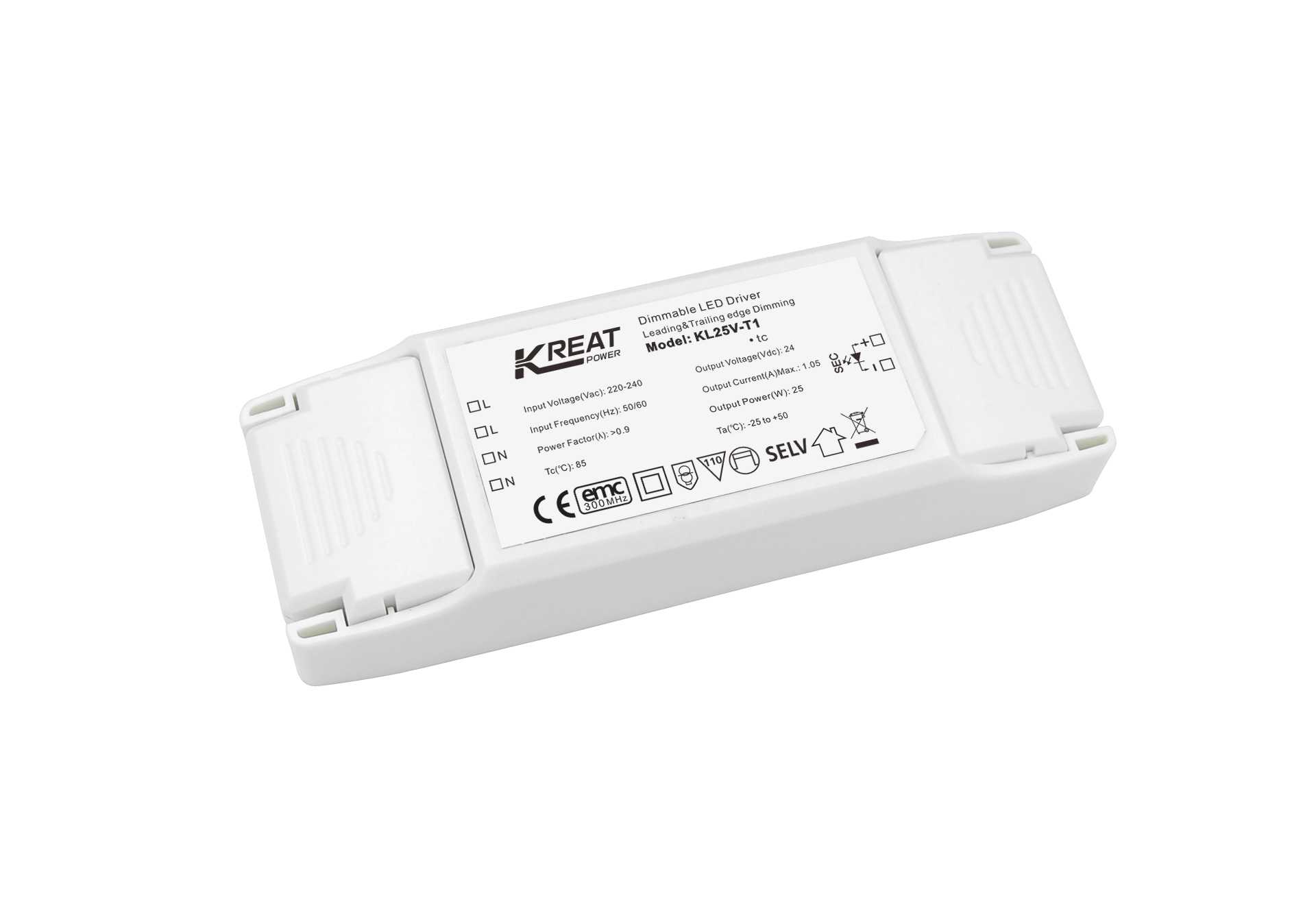 Vanpee - LED DRIVER 24V 25W DIMBAR