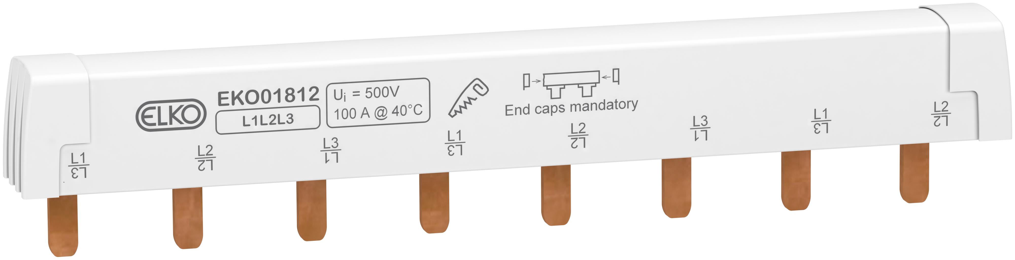 ELKO - Samleskinne 8M N-L1-L2-L3 OSP