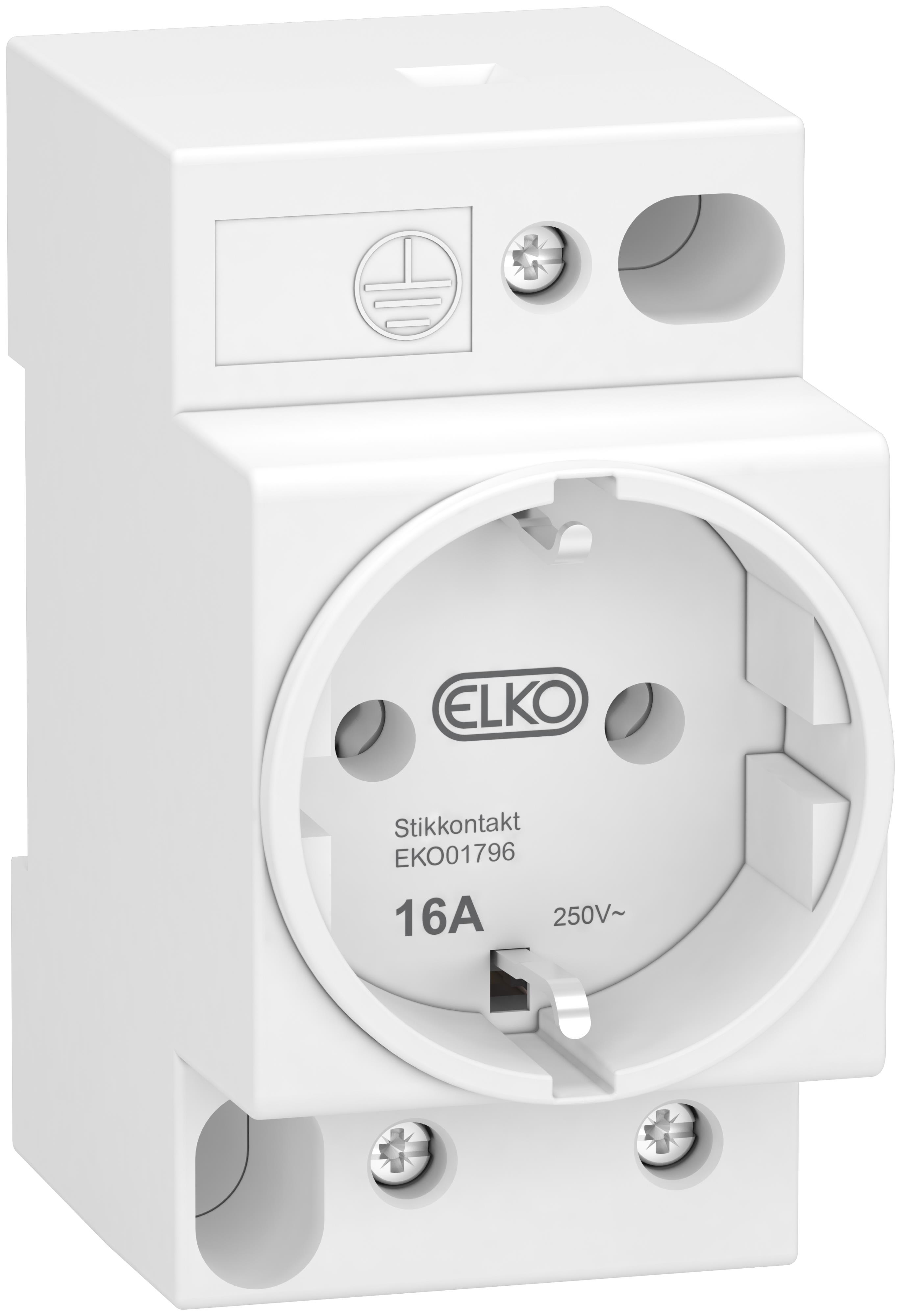 ELKO - Modular stikkontakt 16A Shuko