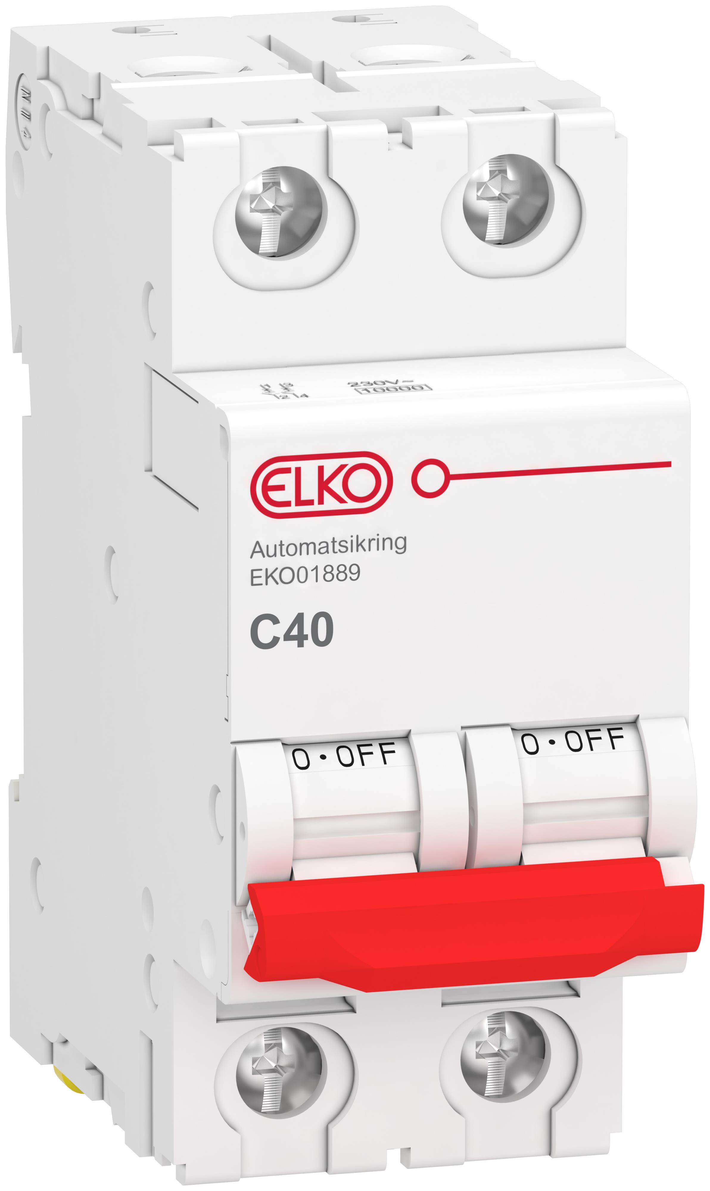 ELKO - Automatsikring 2P C 40A