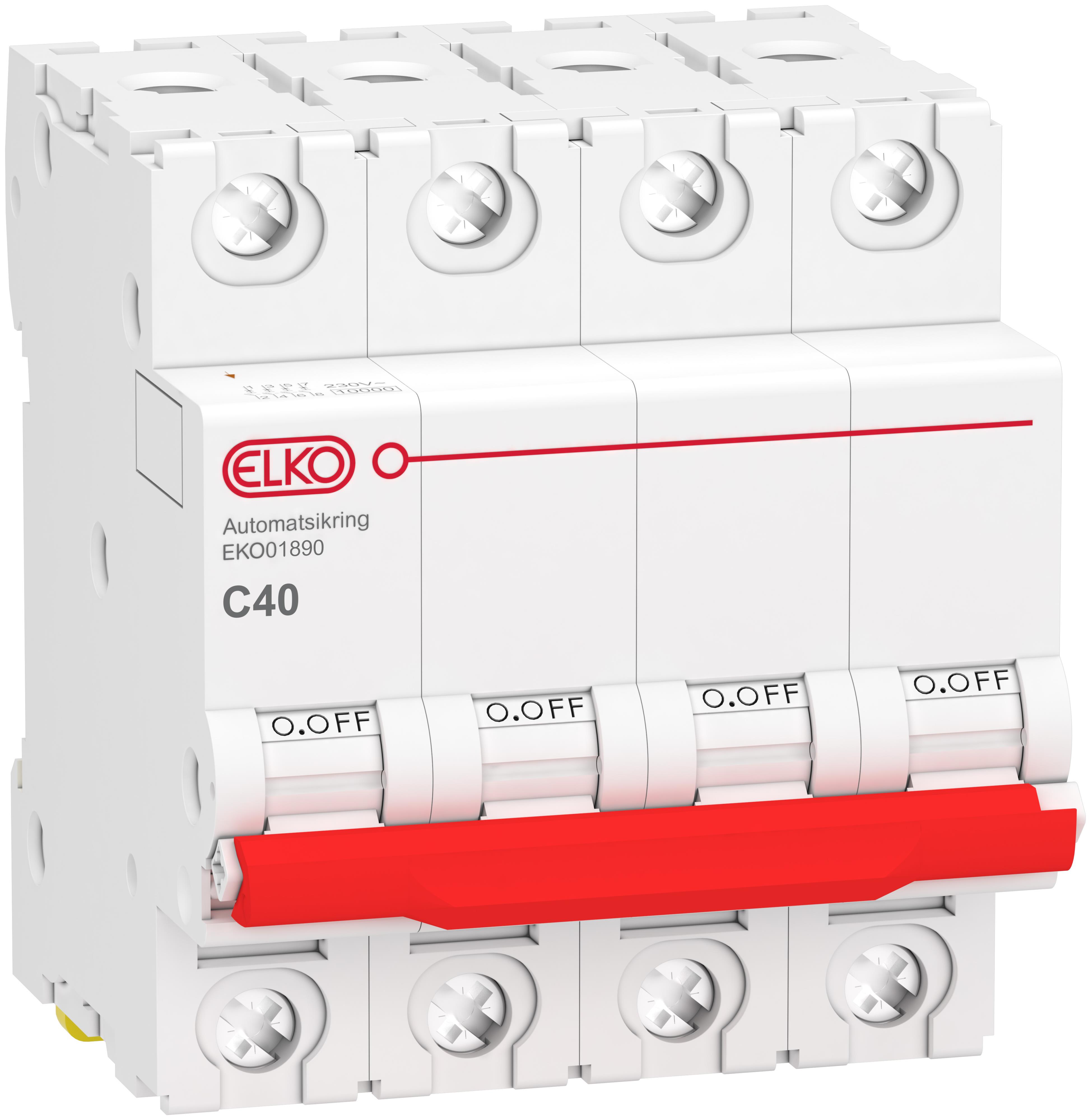ELKO - Automatsikring 4P C 40A