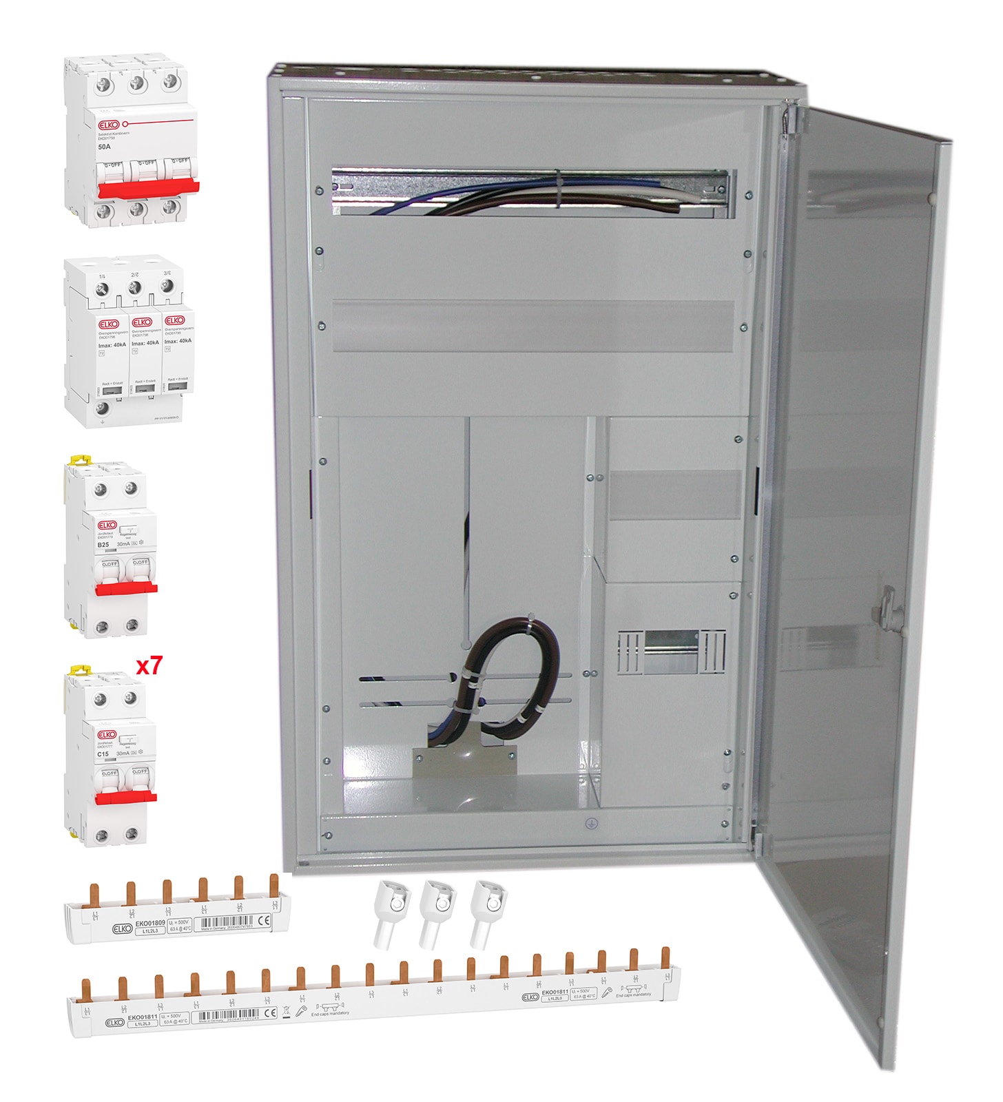 ELKO - Rehab KIT IT/TT 3P 50A 8RCBO