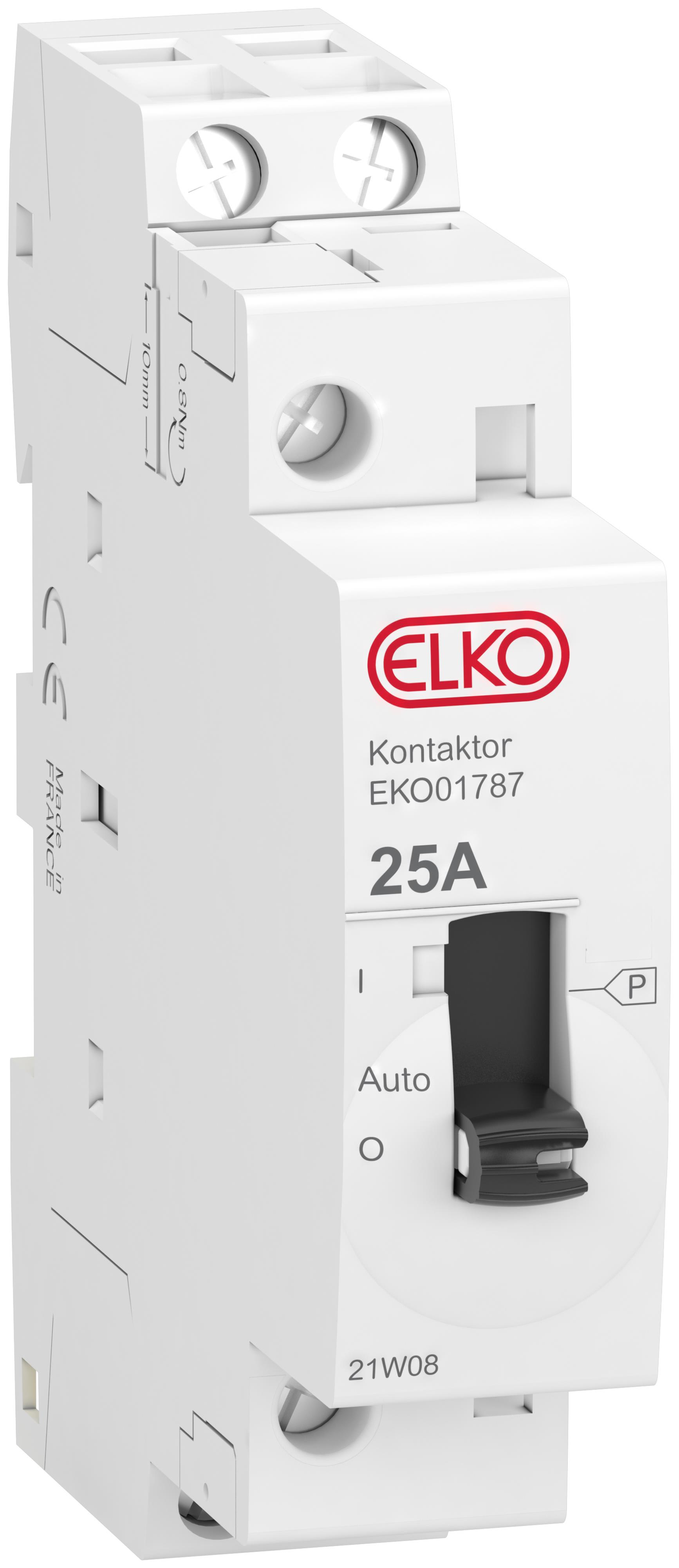 ELKO - Kontaktor 25A 2NO 230VAC
