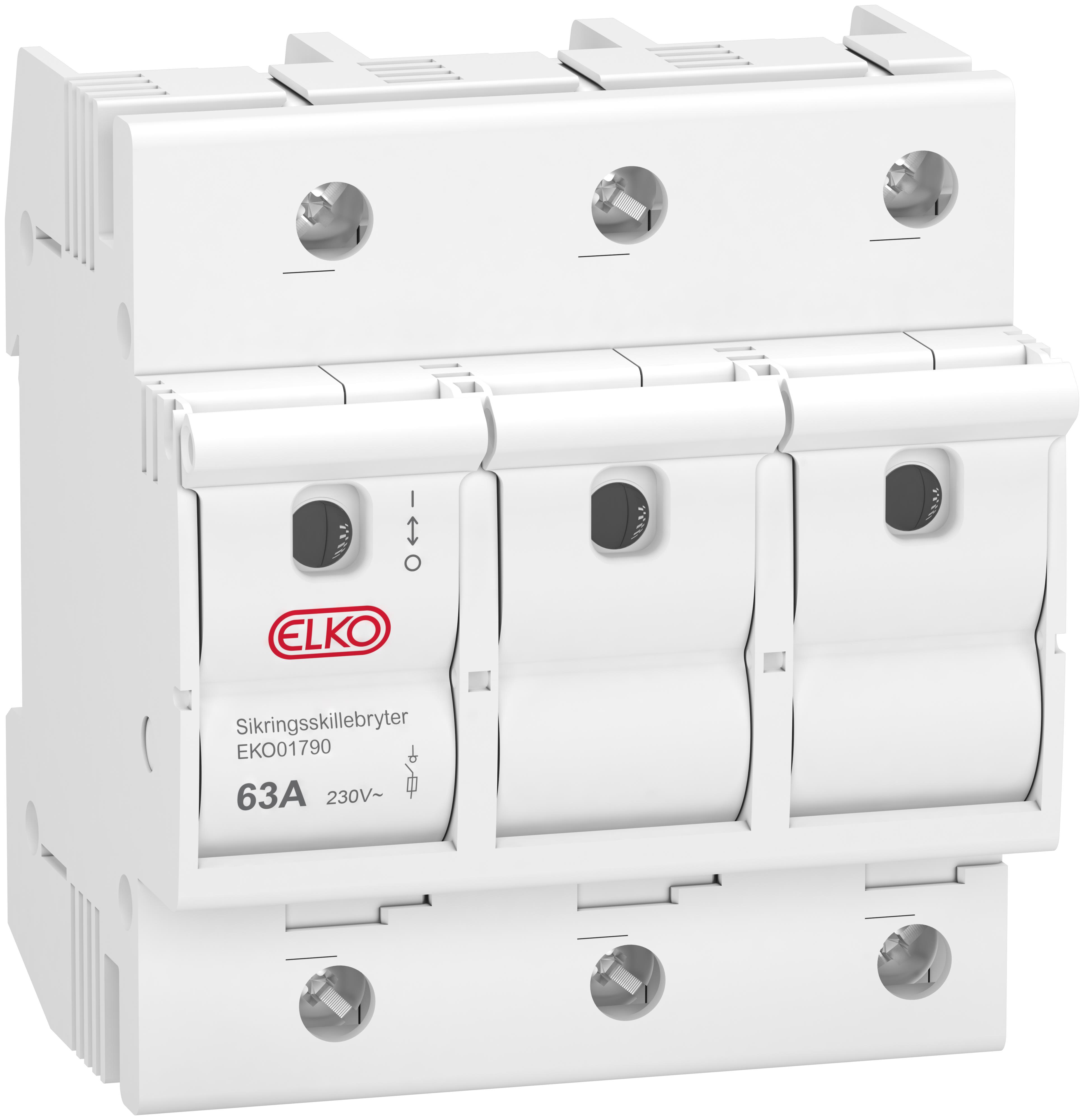 ELKO - Sikringsskillebryter 3P 63A