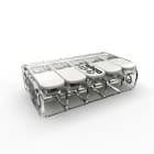 WAGO - COMPACT skjøtekontakt;for alle ledertyper;for Ex e-applikasjoner;gjennomsiktig