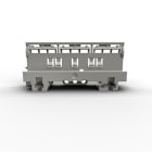WAGO - Montasjebærer;for Ex-applikasjoner;221-Serien - 6 mm²;lysegrå
