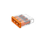 WAGO - KOMPAKT skjøtekontakt;for massive og tvinnede ledere;maks. 4 mm²;gjennomsiktig