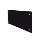Glamox - GLAMOX H60 H 06 230V SVART VARMEPANEL