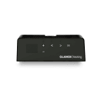 Glamox - GLAMOX H40/H60 DT SVART TERMOSTAT DAG/NATTSENK.