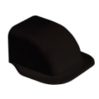 Grøntklima AS - Veggterminal, kanal, 80 x 60mm sort, til Standard & Artic