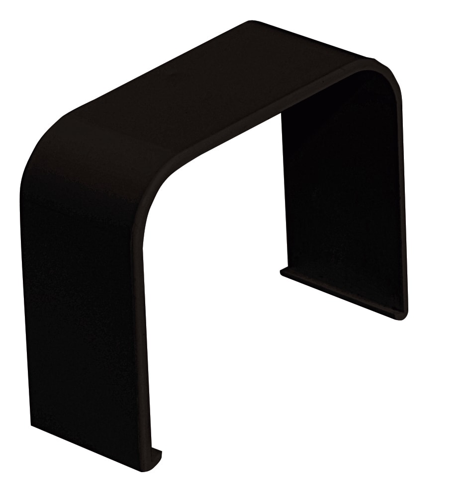 Grøntklima AS - Skjøt, kanal, 80 x 60mm sort, til Standard & Artic