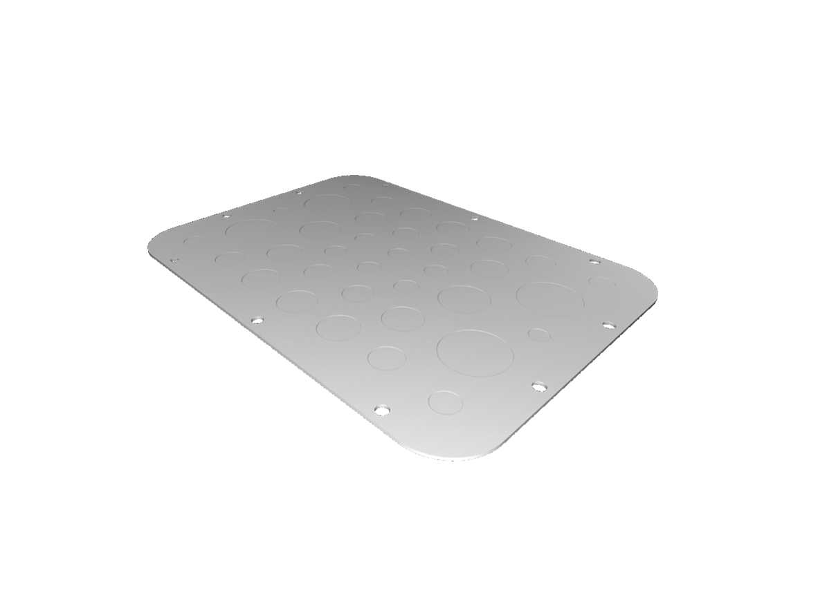 Rittal - Metallflens AX knockout st 5