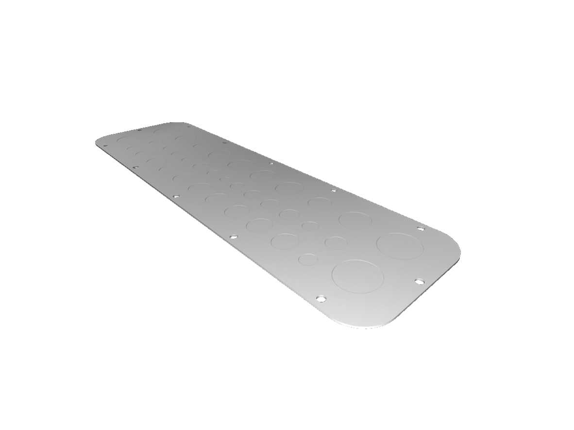 Rittal - Metallflens AX knockout st 4