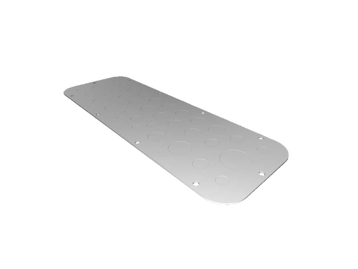 Rittal - Metallflens AX knockout st 3