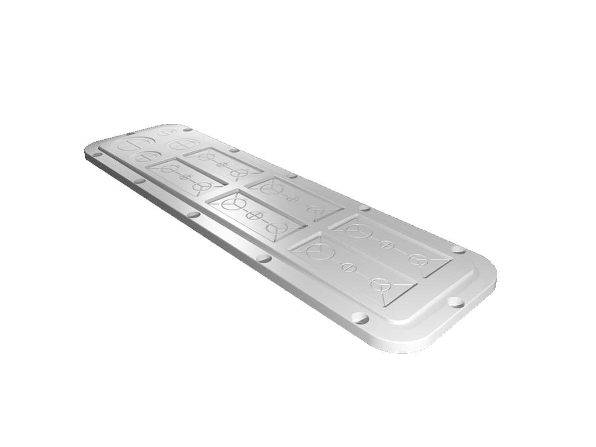 Rittal - Plastflens AX str 4 modul