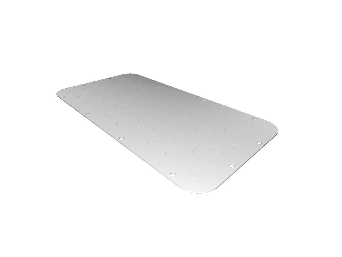 Rittal - Metallflens AX knockout st 7