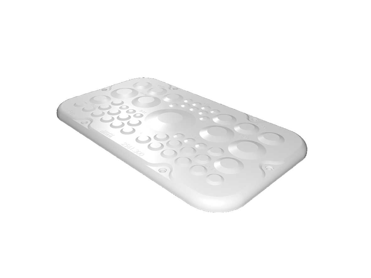 Rittal - Plastflens AX str 1 membran