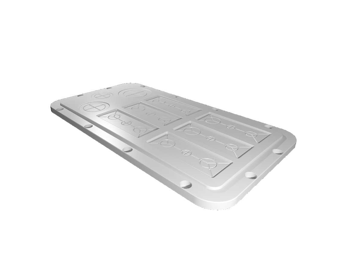 Rittal - Plastflens AX stl 6 modul