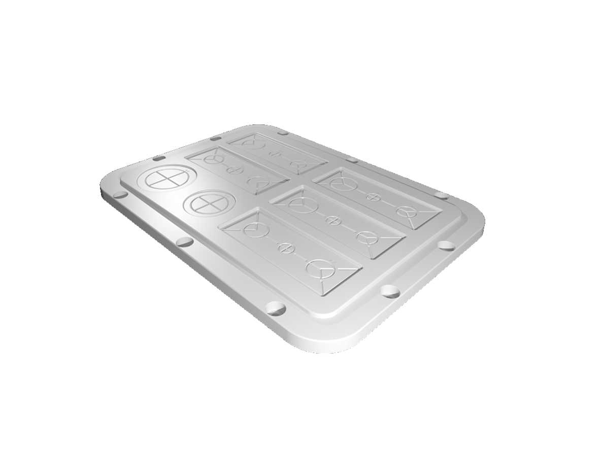 Rittal - Plastflens AX stl 5 modul