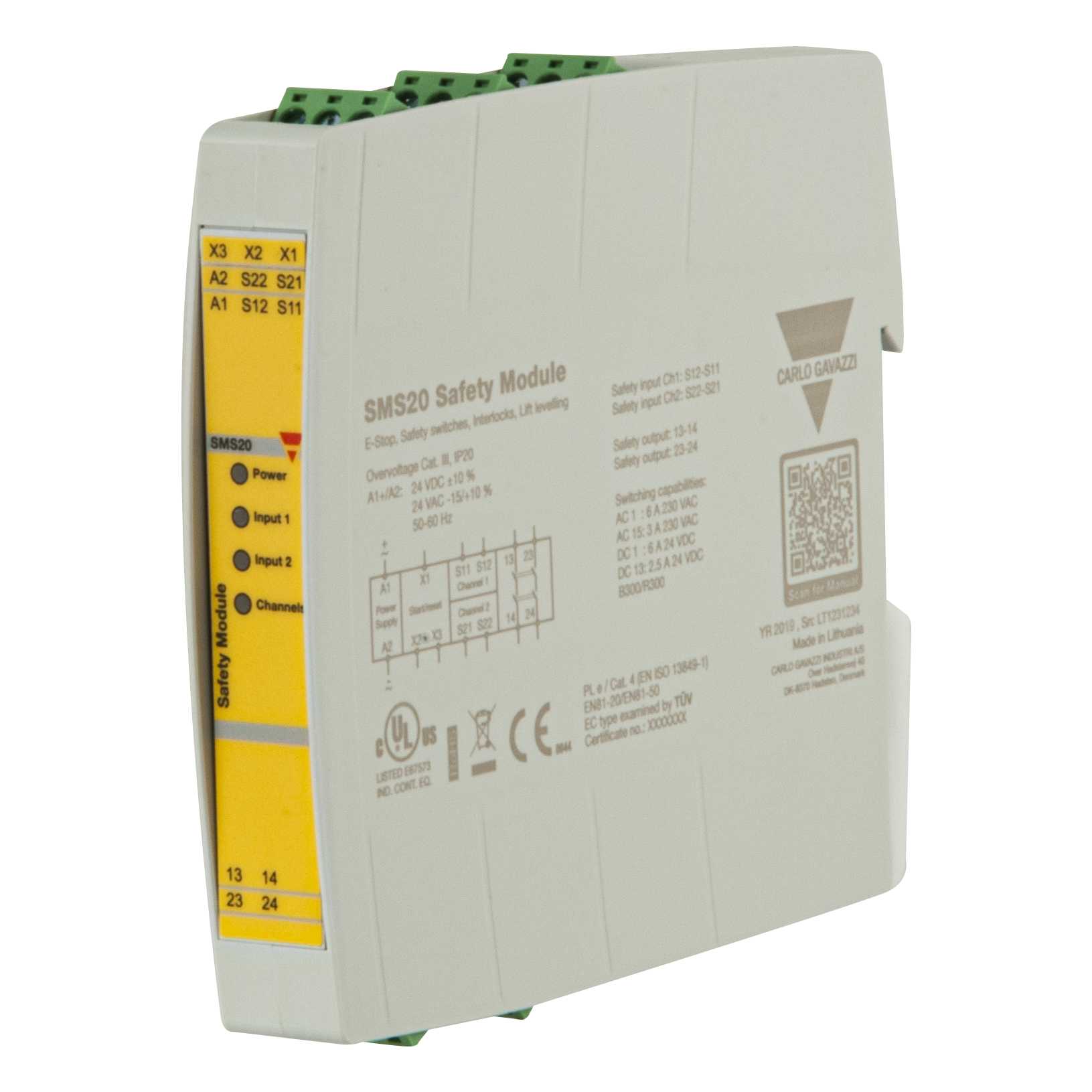 Carlo Gavazzi - SIKKERHETSRELE 2 NO UTGANGER