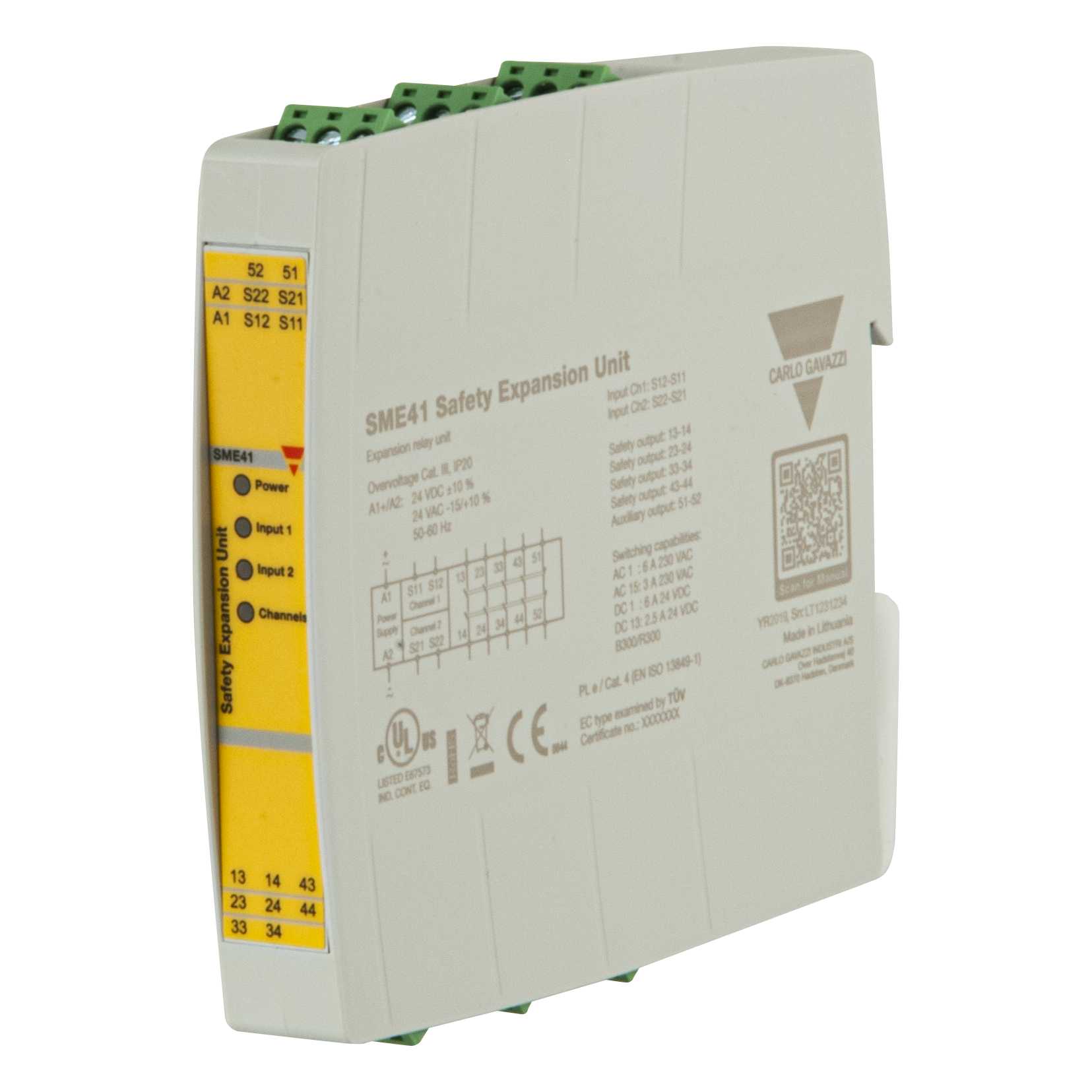 Carlo Gavazzi - SIK.EKSPANSJONSMODUL 4NO + 1NC