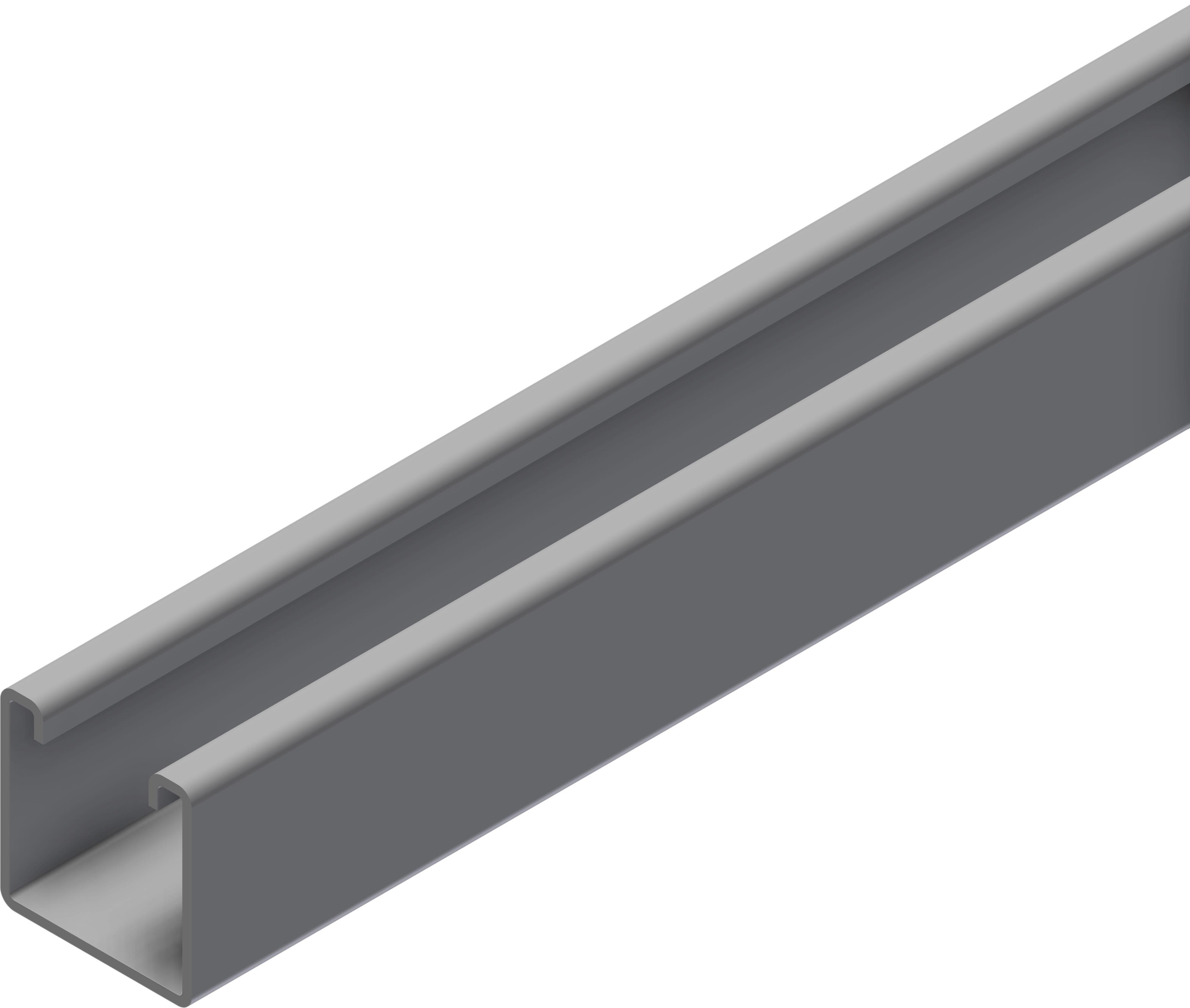 Øglænd system - UNO-skinne U-41 S-UNO-41-1 (6 m) enkel SS