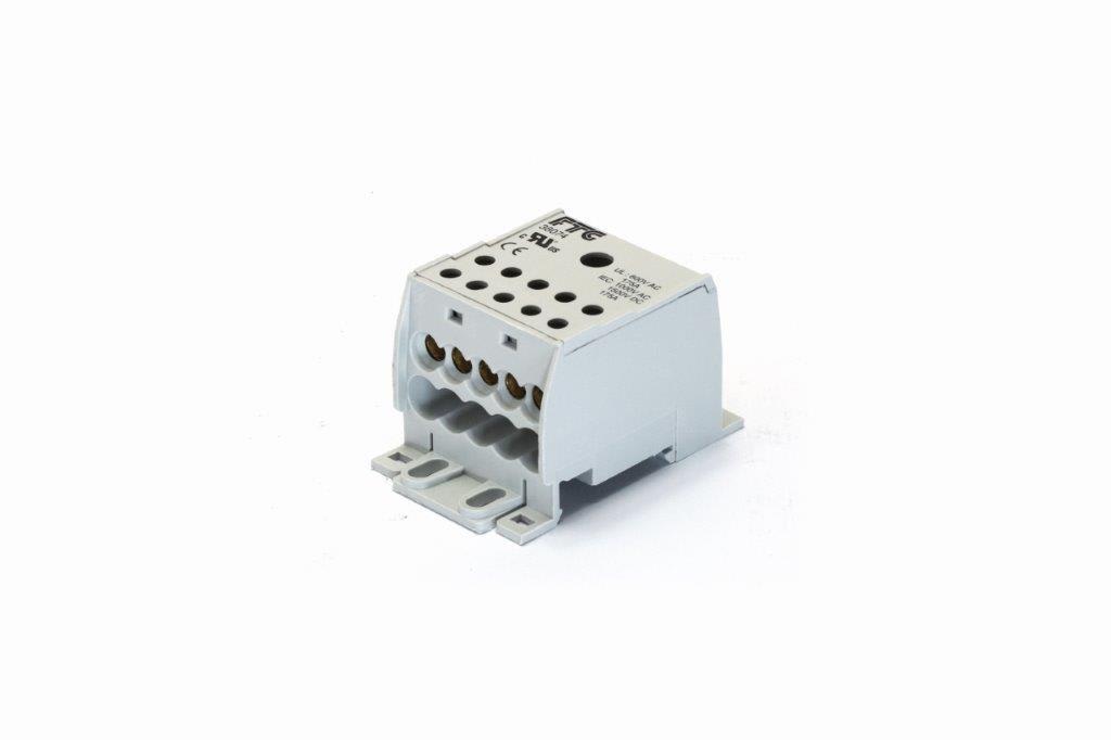 FTG - Distribusjonsblokk 175A,CU/CU,10*16 UTG.